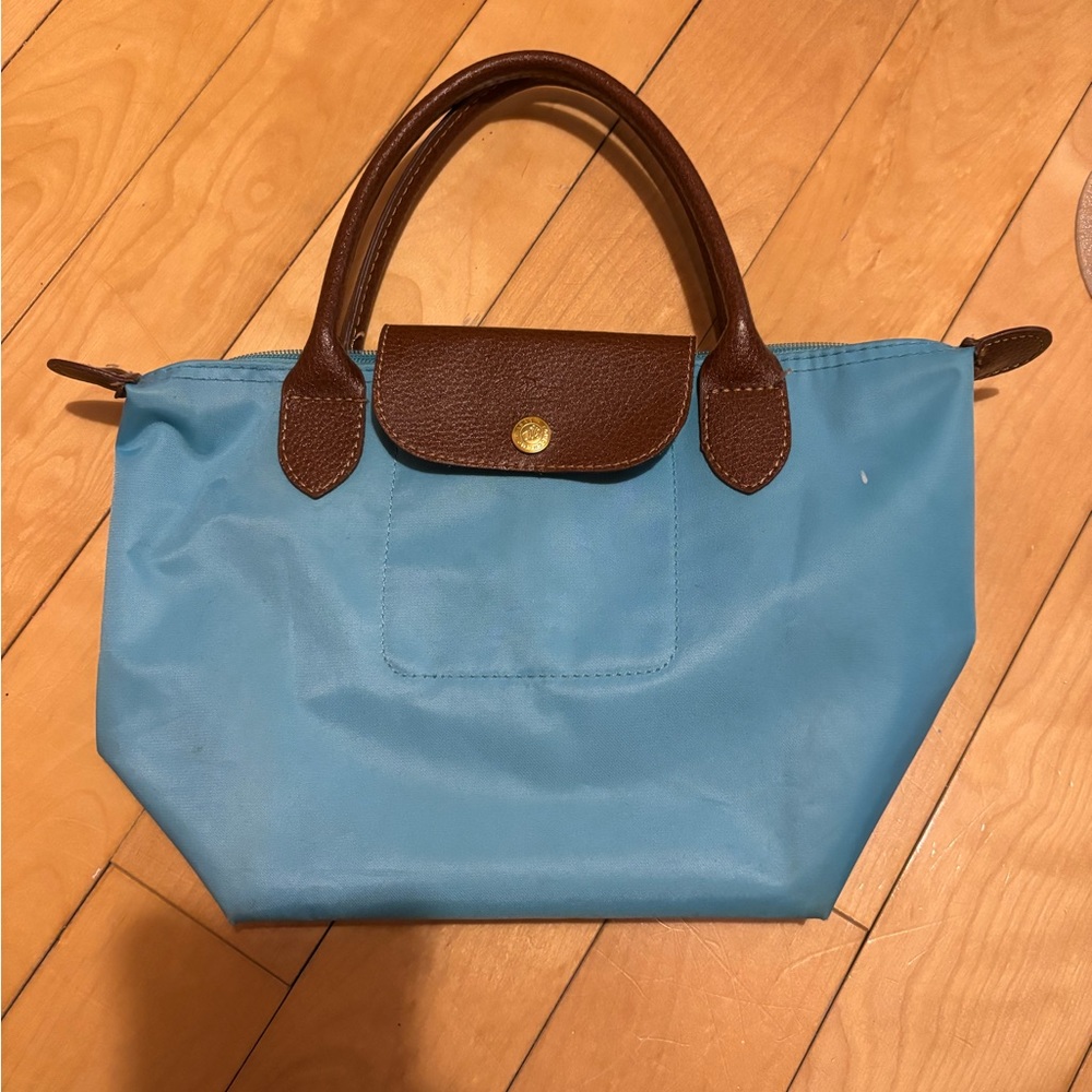 Small Blue Longchamp HandBag